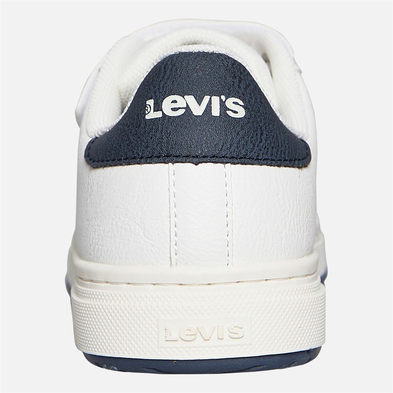 Levi's Boys Piper SR Trainers White/Navy White/ Navy
