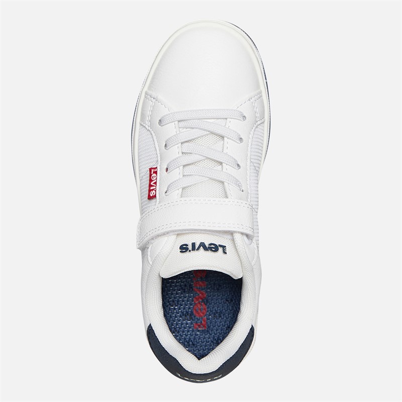 Levi's Boys Piper SR Trainers White/Navy White/ Navy