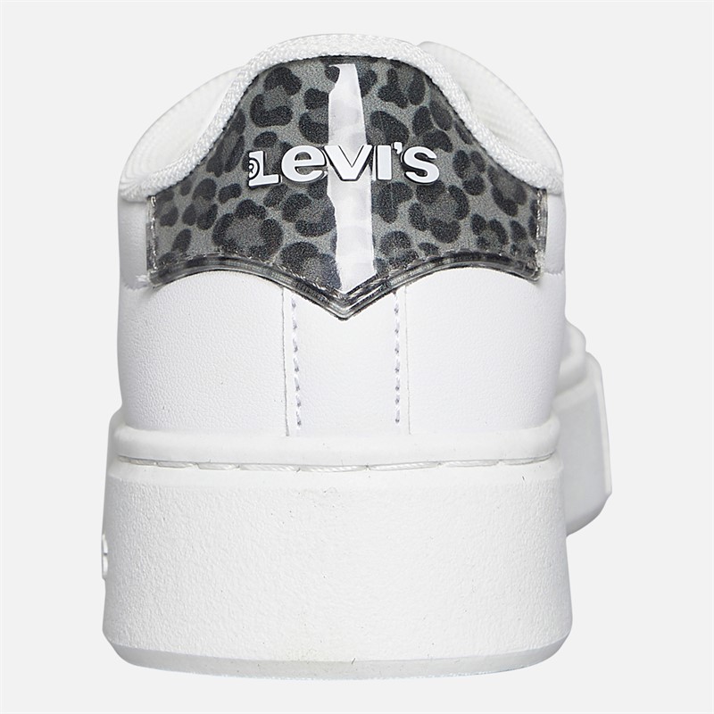 Levi's Girls Evelyn Trainers White/Leopard White/ Leopard
