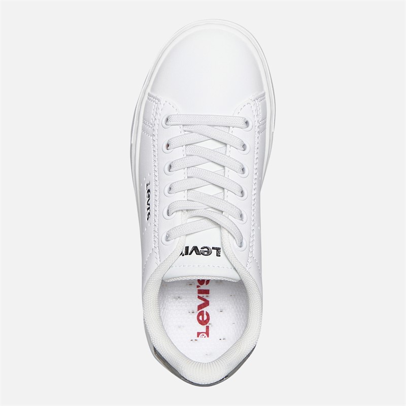 Levi's Girls Evelyn Trainers White/Leopard White/ Leopard