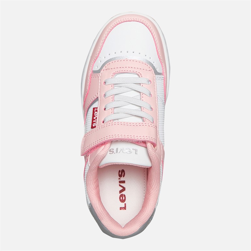 Levi's Girls John Ser Trainers Pink/White Pink/ White