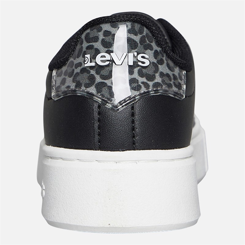 Levi's Girls Evelyn Trainers Black/Leopard Black/ Leopard