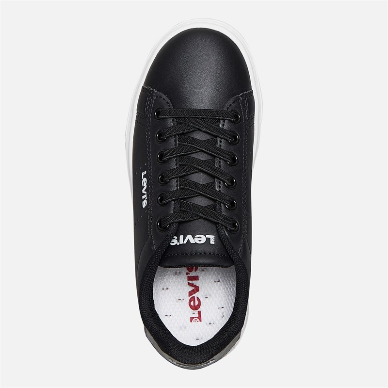 Levi's Girls Evelyn Trainers Black/Leopard Black/ Leopard