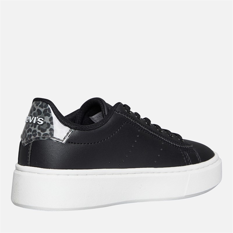 Levi's Girls Evelyn Trainers Black/Leopard Black/ Leopard