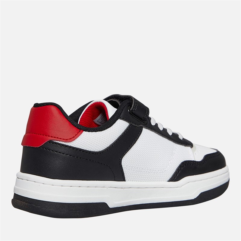 Levi's Boys John Ser Trainers Black/White/Red Black/ White/ Red