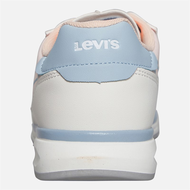 Levi's Junior Girls Carl SR Trainers Pastel Pink