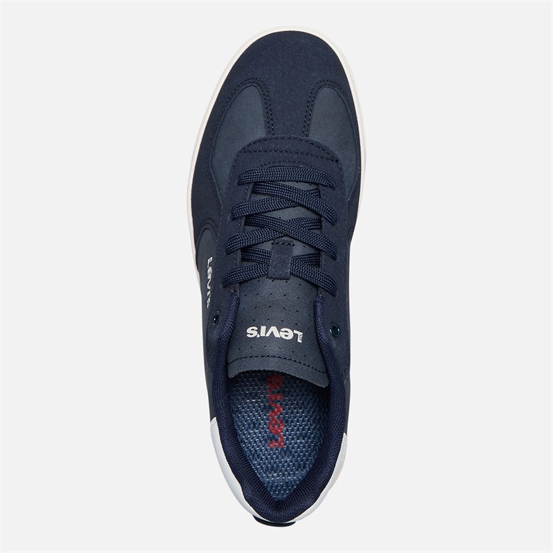 Levi's Junior Gabhan Trainers Navy/White Navy/ White