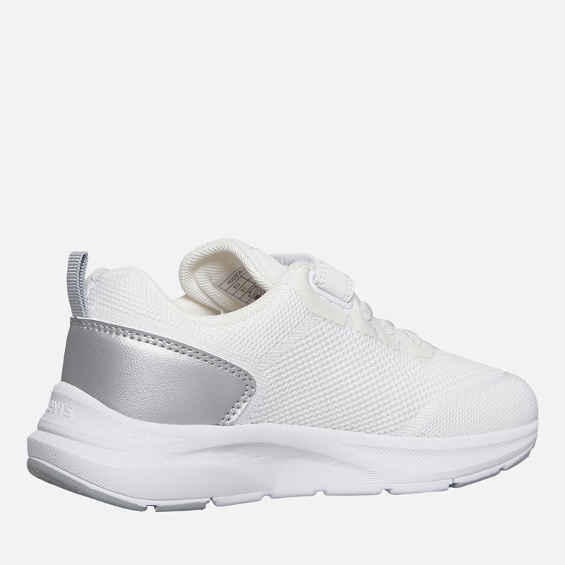 Levi's Girls Hudson Trainers White/Silver White/ Silver