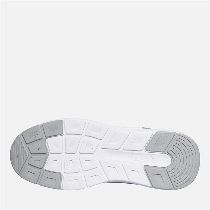 Levi's Junior Girls Hudson Trainers White/Silver White/ Silver