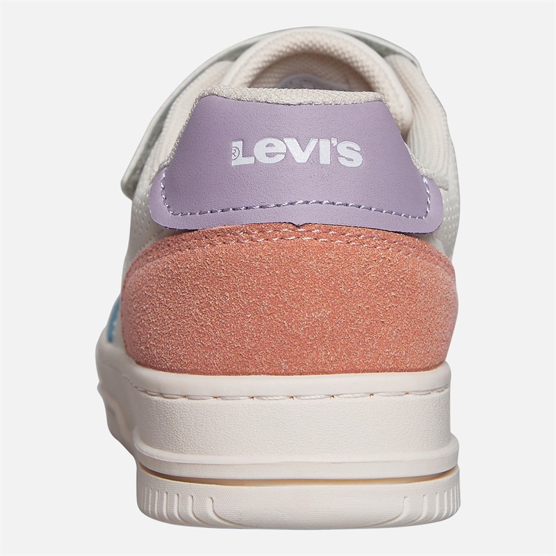 Levi's Girls Maverick Trainers Off White/Blue Off White/ Blue