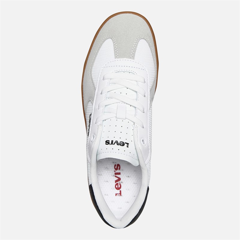 Levi's Junior Gabhan Trainers White/Black White/ Black