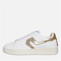Levi's Girls Swift JR Trainers White/Gold/Glitter White/ Gold/ Glitter