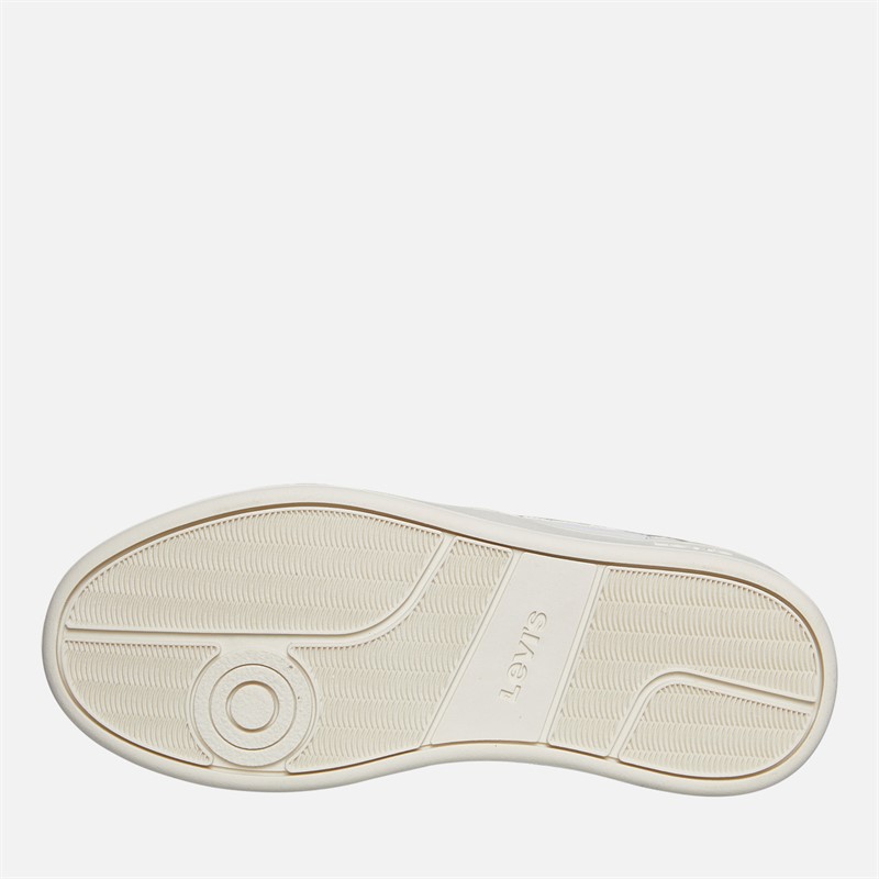 Levi's Girls Swift JR Trainers White/Gold/Glitter White/ Gold/ Glitter