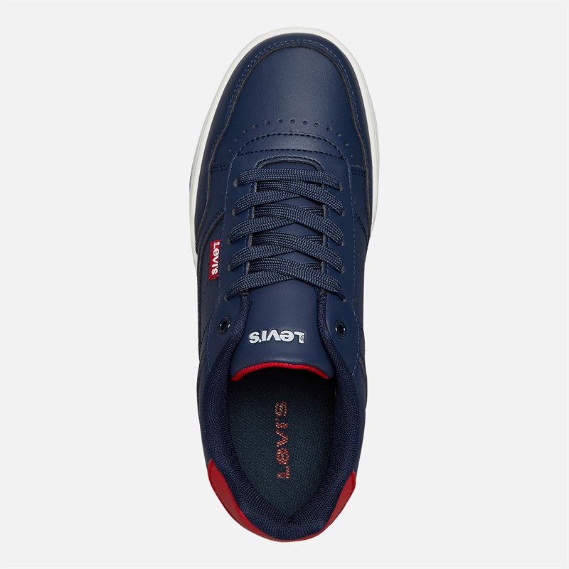 Levi's Junior Boys John SE Trainers Navy/Red Navy/ Red