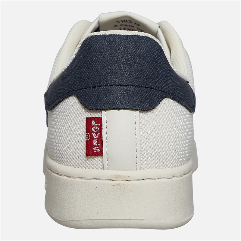 Levi's Junior Swift SR Trainers Off White/Navy Off White/ Navy