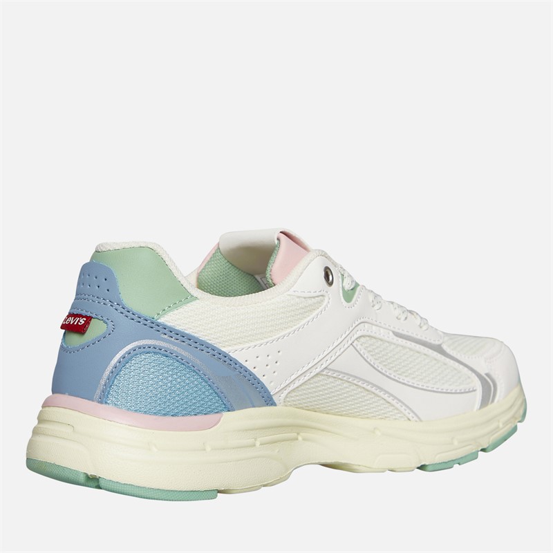 Levi's Junior Curtis Trainers Off White/Blue Off White/ Blue