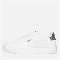 Levi's Junior Girls Evelyn Trainers White/Leopard White/ Leopard