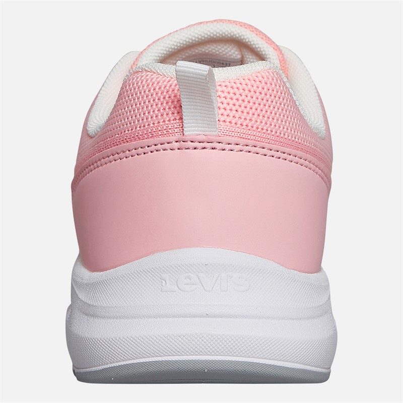 Levi's Junior Girls Hudson Trainers Pastel Pink/White Pastel Pink/ White