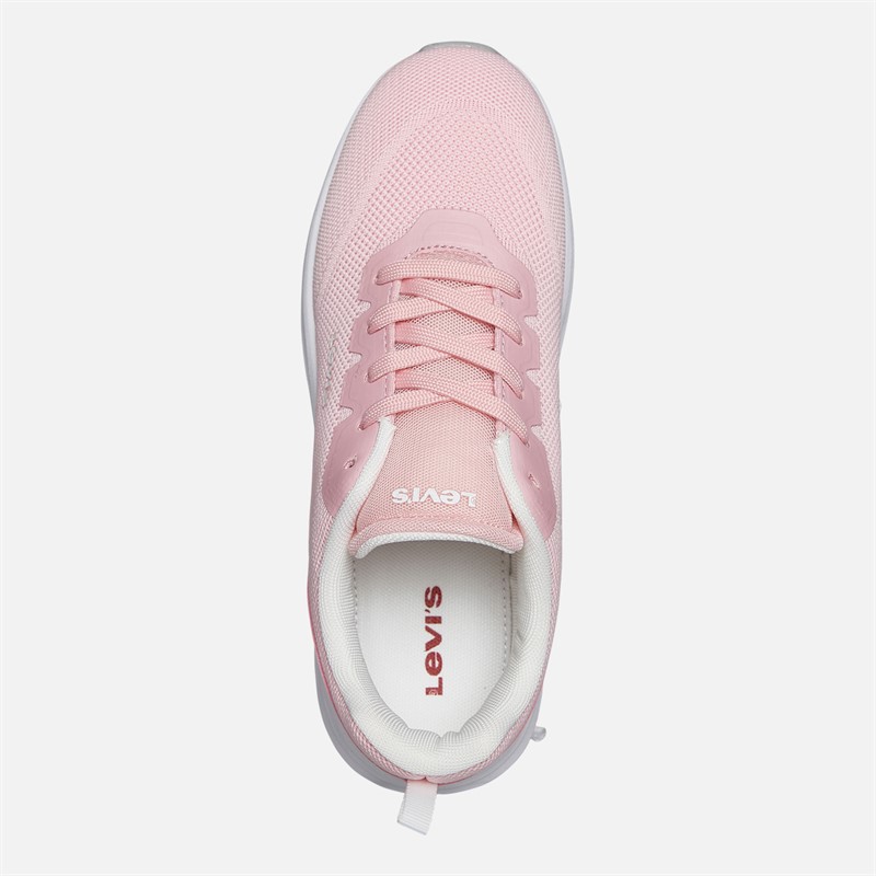 Levi's Junior Girls Hudson Trainers Pastel Pink/White Pastel Pink/ White