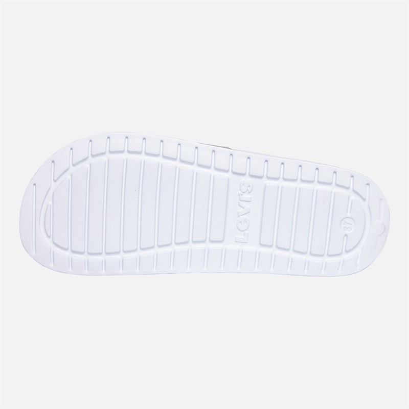 Levi's Junior Girls Pool Sliders Pink Glitter