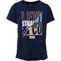 Levi's Niemowlęce - Niemowlęce Levi Strauss & Co T-Shirt Ciemny Niebieski
