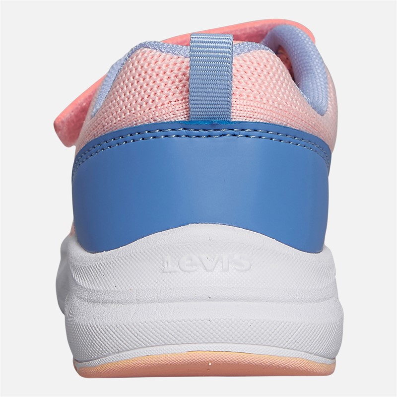 Levi's Infant Girls Hudson Mini Trainers Potpourri/Blue Potpourri/ Blue