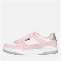 Levi's Junior Girls John Ser Trainers Pink/White Pink/ White