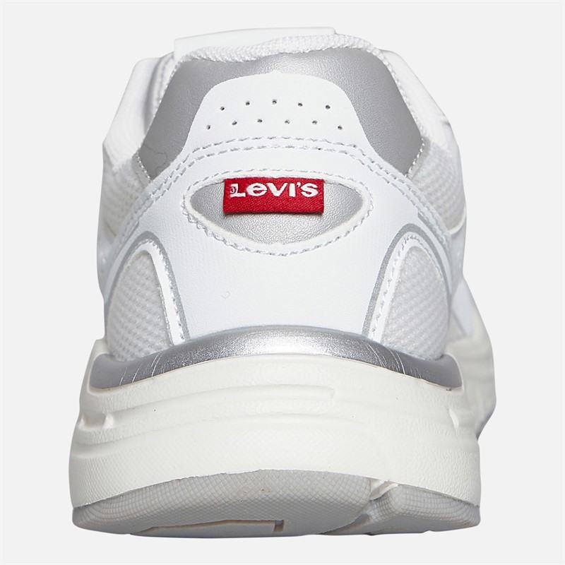 Levi's Junior Curtis Trainers White/Silver White/ Silver