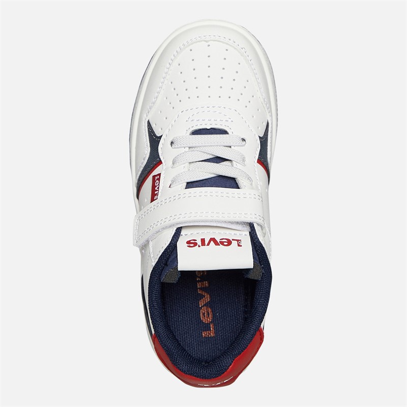Levi's Boys Aiden Mini Trainers Off White/Navy Off White/ Navy