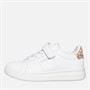 Levi's Infant Girls Evelyn Mini Trainers White/Rose White/ Rose