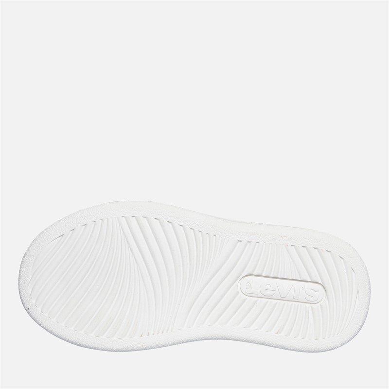 Levi's Infant Girls Evelyn Mini Trainers White/Rose White/ Rose