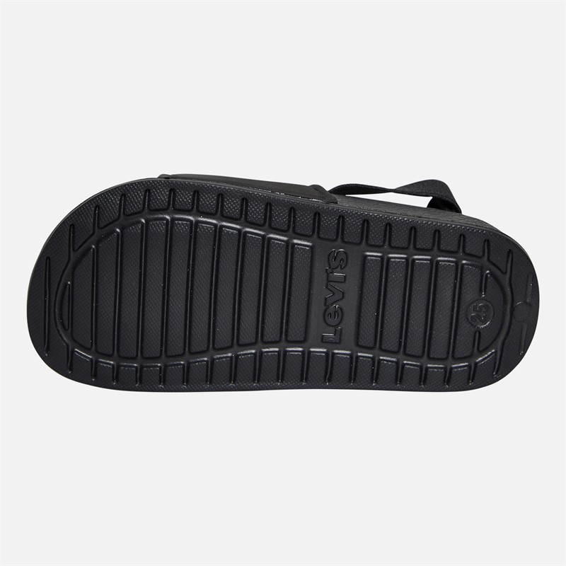 Levi's Infant Boys Pool Mini Strap Sliders Black
