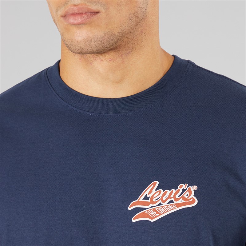Levi's Mens Relaxed Fit T-Shirt Navy Blazer