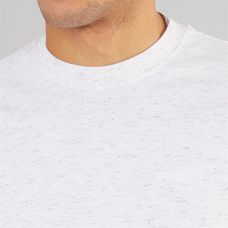 Levi's Mens Red Tab T-Shirt Bright Whtie