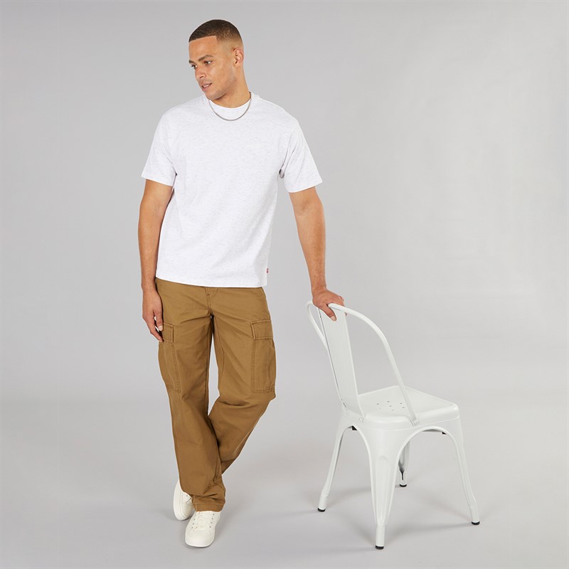 Levi's Mens Red Tab T-Shirt Bright Whtie