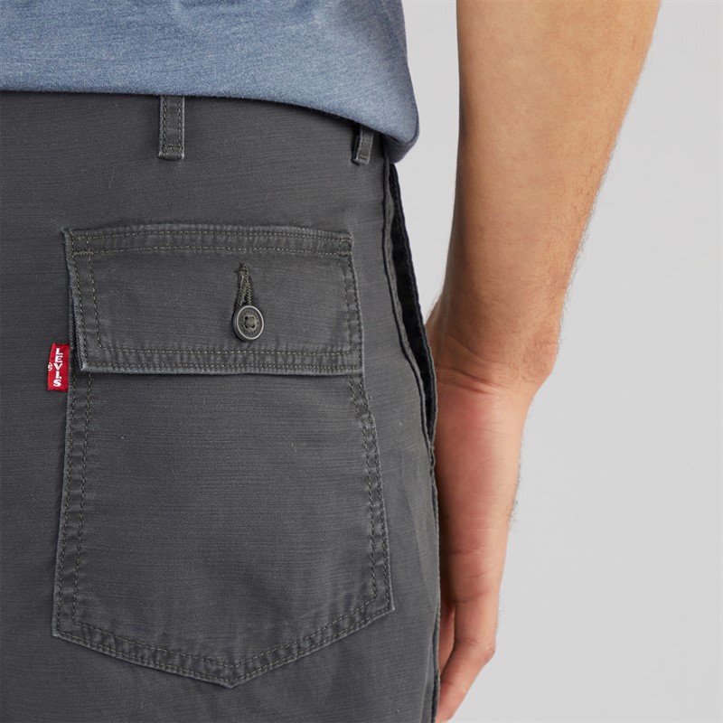 Levi's Mens Loose Cargo Trousers Pirate Black