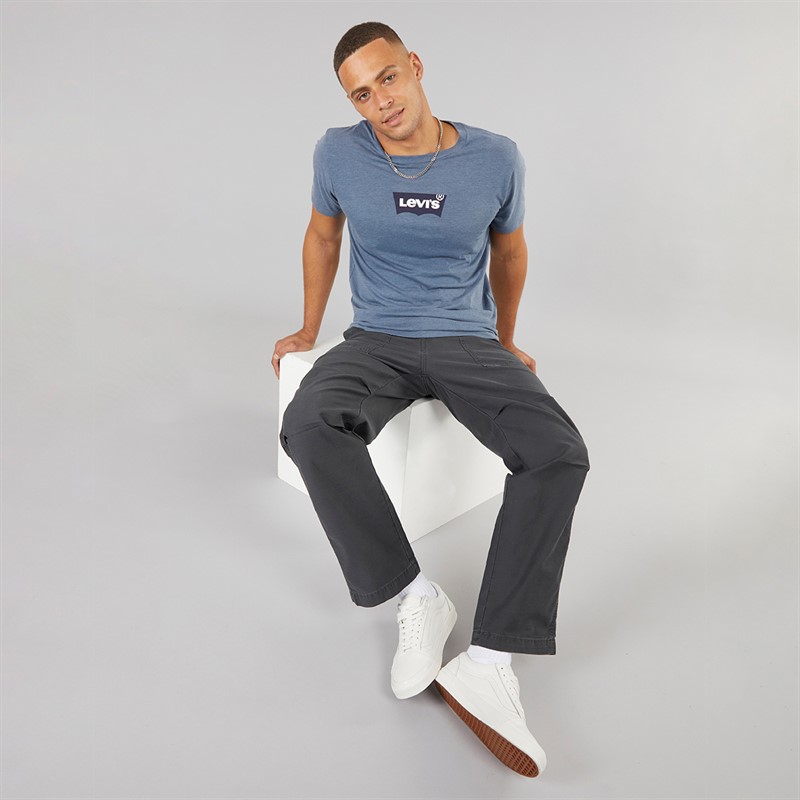 Levi's Mens Loose Cargo Trousers Pirate Black