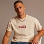 Levi's Mens Relaxed Fit T-Shirt Boxtab 5In Porridge