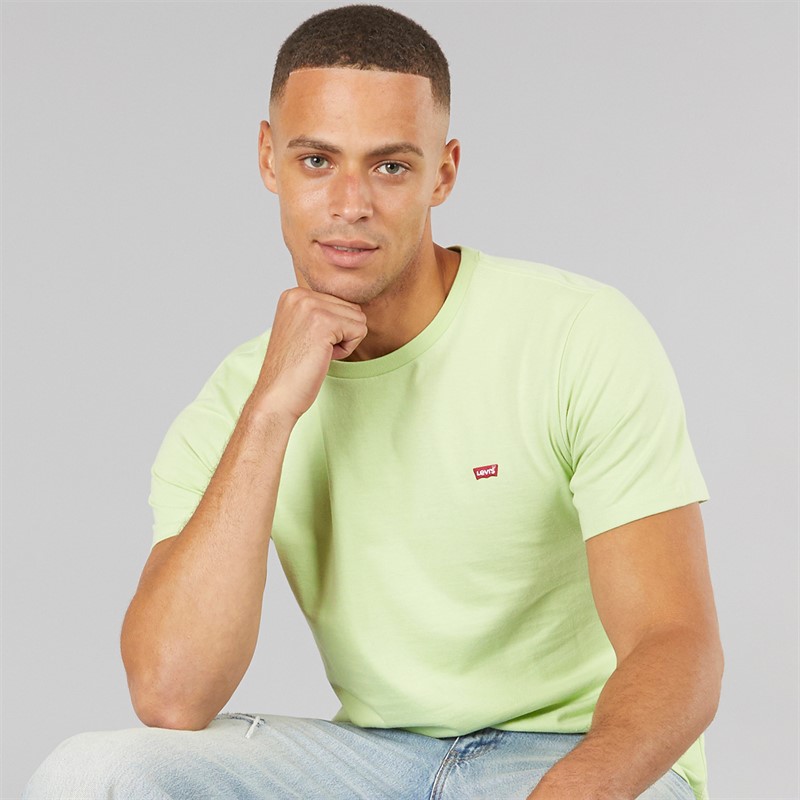 Levi's Mens Original T-Shirt Foam Green