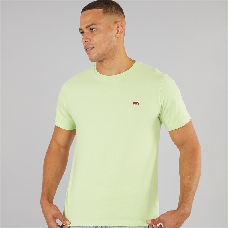 Levi's Mens Original T-Shirt Foam Green