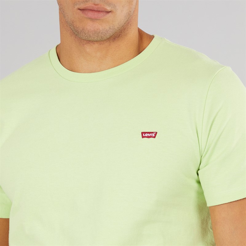 Levi's Mens Original T-Shirt Foam Green