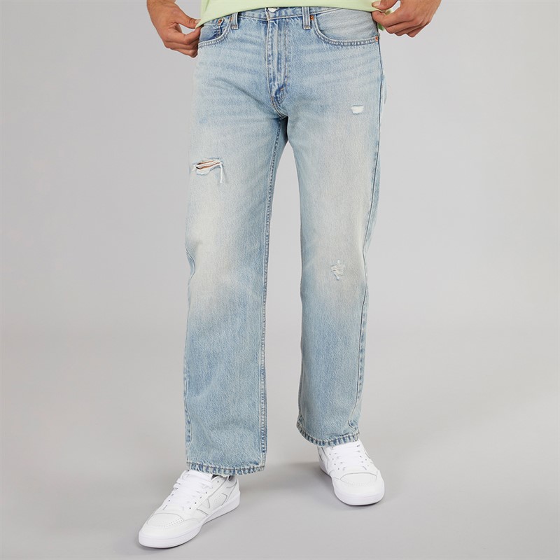Levi's Mens 555 Relaxed Straight Fit Jeans Wear Em Out Dx - Size 30/32