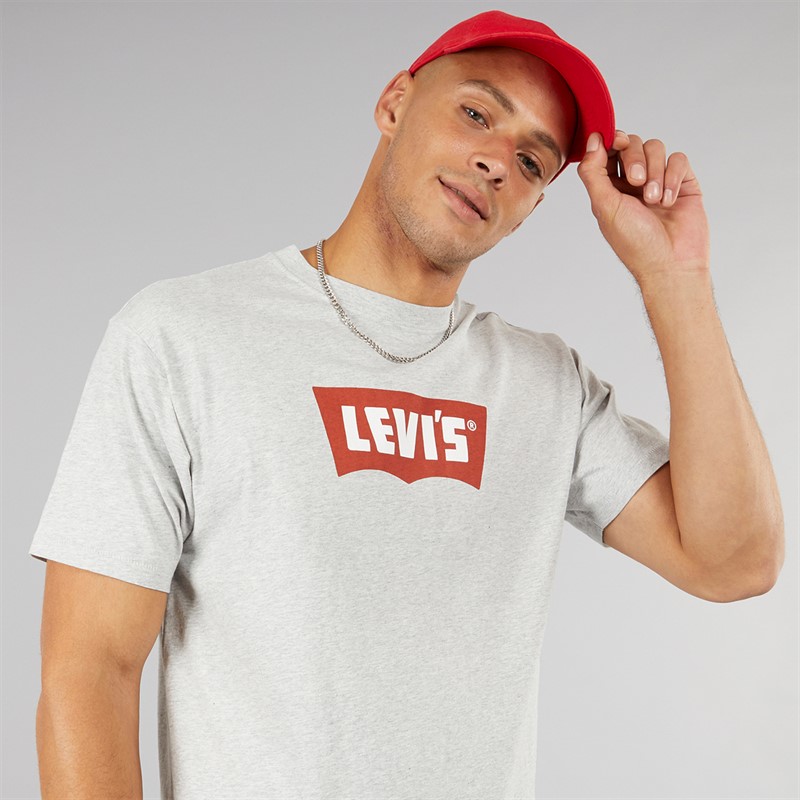 Levi's Mens Vintage Graphic T-Shirt Light Heather Grey