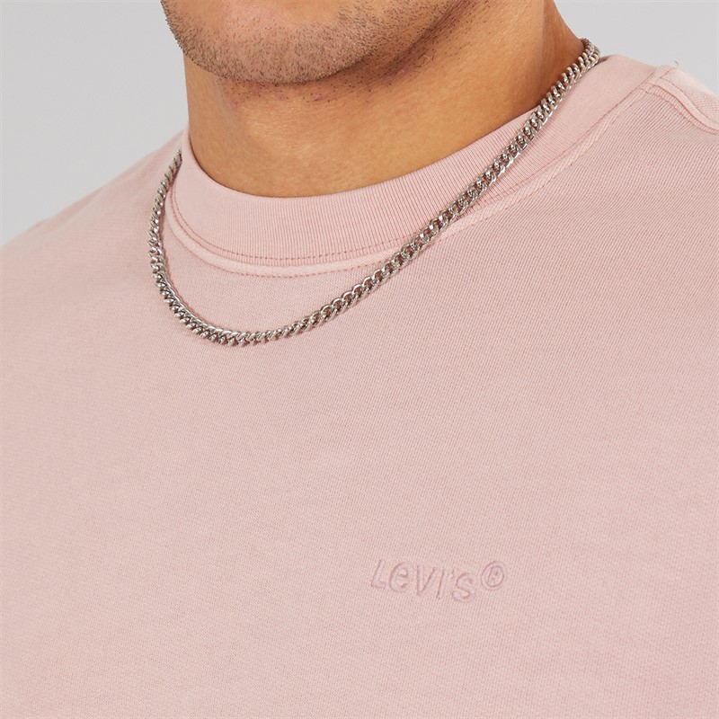 Levi's Mens Authentic Crew Neck Sweatshirt Woodrose