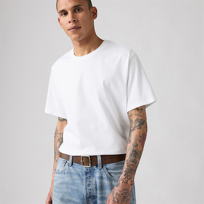 Levi's Mens Parker Belt Leather Brown