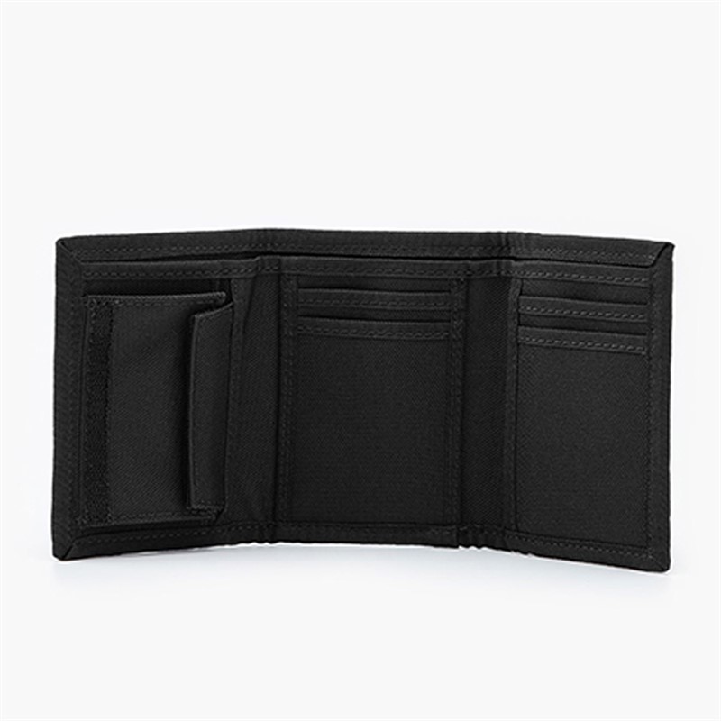 Levi's Mens Batwing Tri-Fold Wallet Caviar