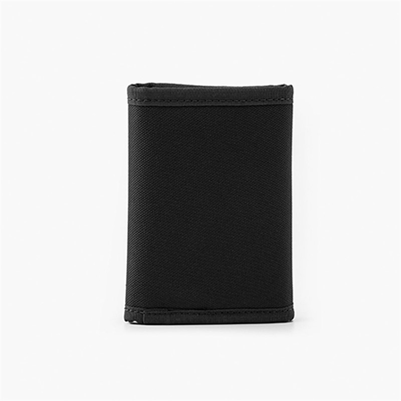 Levi's Mens Batwing Tri-Fold Wallet Caviar
