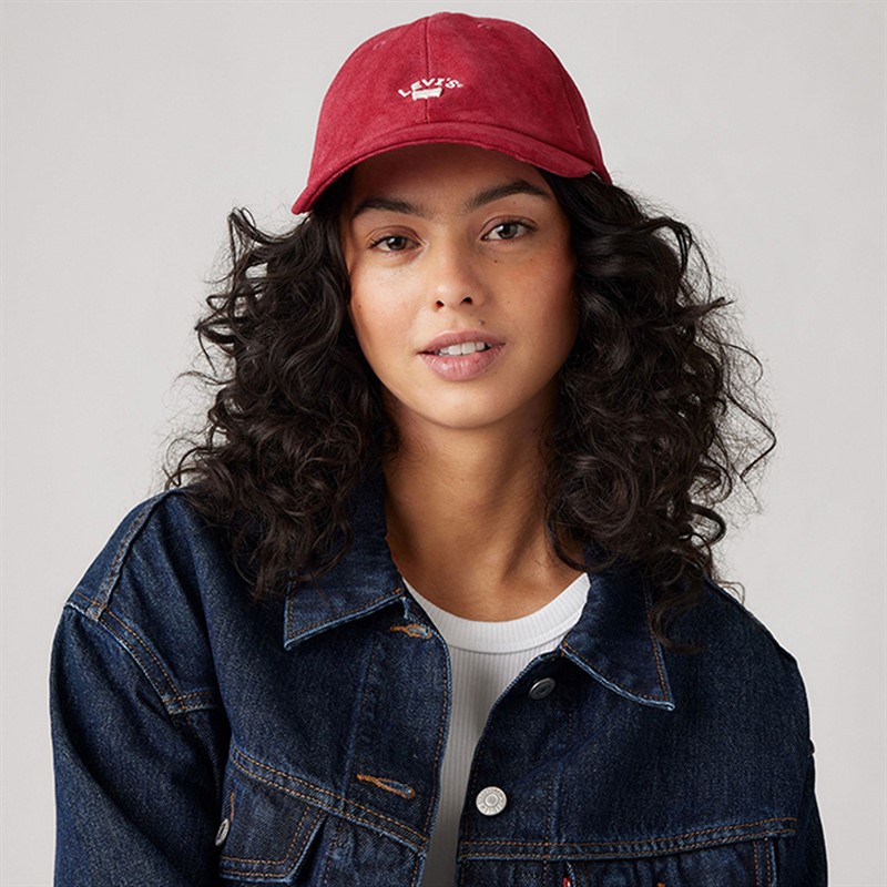 Levi's Womens Lazy Girl Logo Cap Scarlet Smile