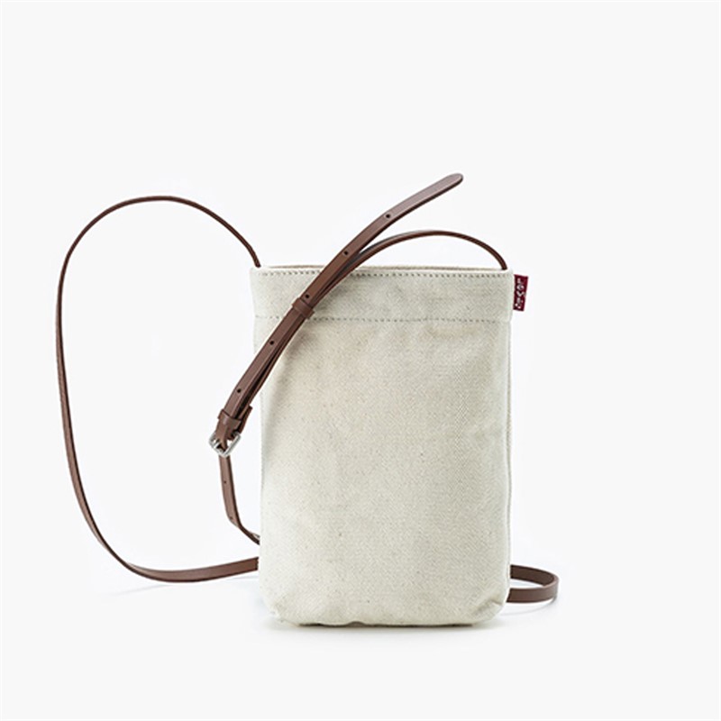 Levi's Womens Heritage Phone Pouch Ecru