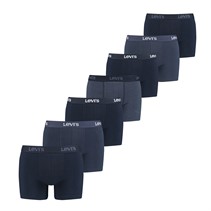 Levi's Mens Levis Friday 7 Pack Boxer Brief Blue Combo